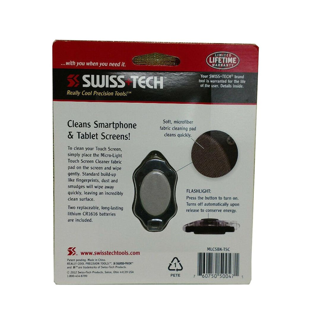 Swiss Tech Micro-Light & Screen Tool (Keyring EDC)