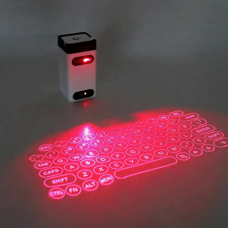 Bluetooth Wireless Projection of Virtual Laser Keyboard