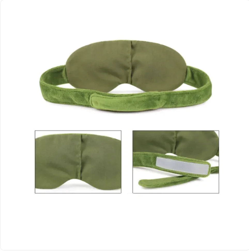 Froggy Plush Sleep Mask