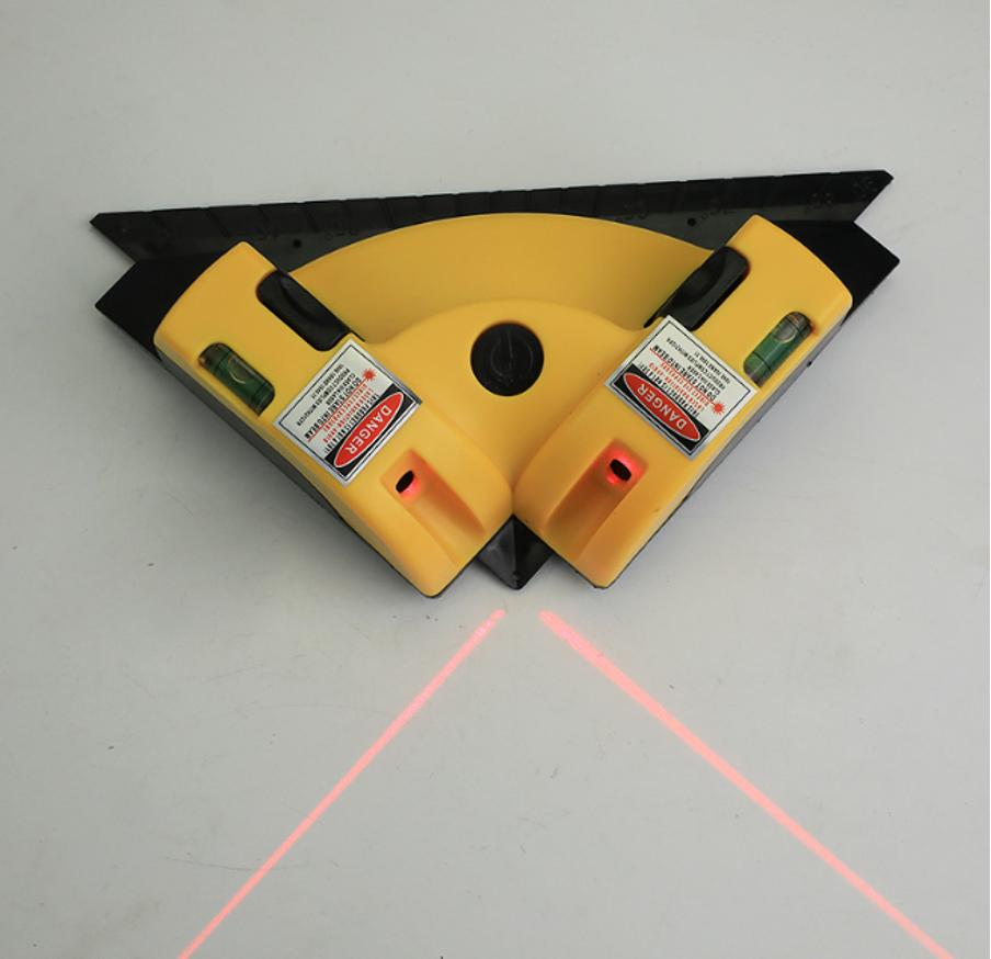90 degree laser level packaging view