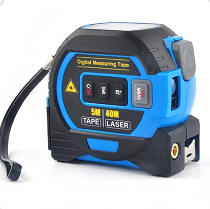 Laser rangefinder 5m steel tape blade deployed