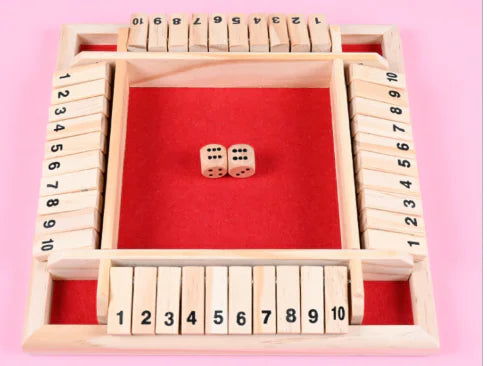 shut the box — board size and scale view