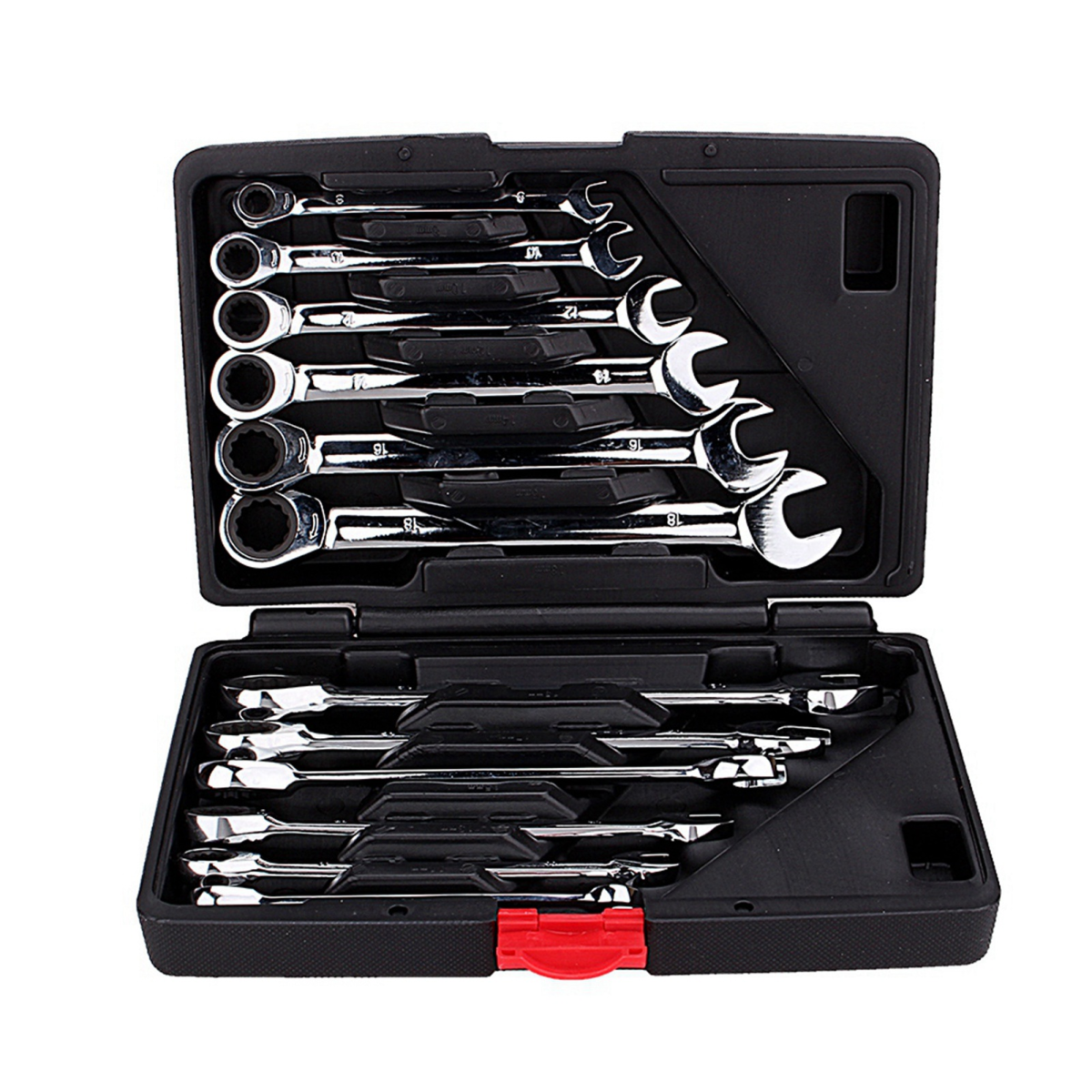 ratchet spanner set 72-tooth mechanism detail