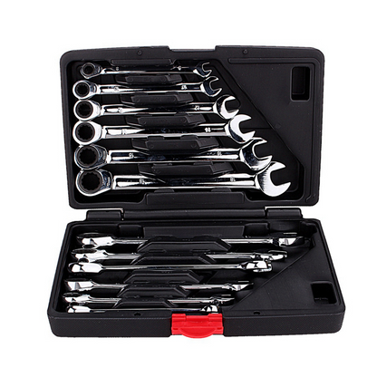 ratchet spanner set 72-tooth mechanism detail