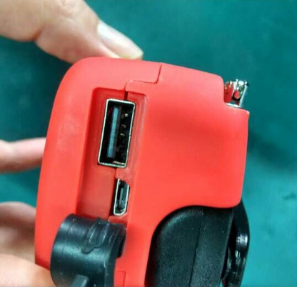 Solar Hand-Crank Emergency Radio Torch & USB Charger
