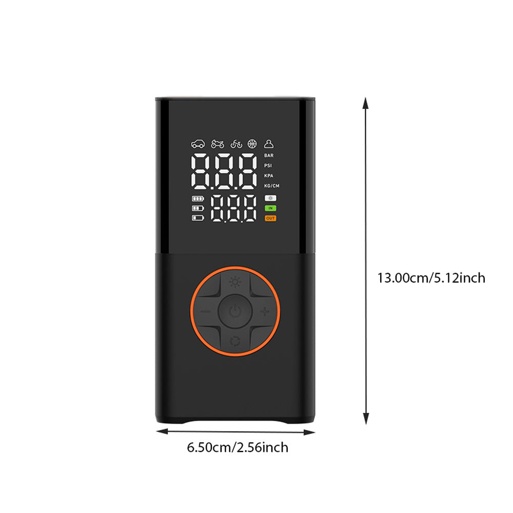 Compact Digital Tyre Inflator & Mini Air Pump (Auto-Stop)