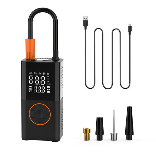 Compact Digital Tyre Inflator & Mini Air Pump (Auto-Stop)