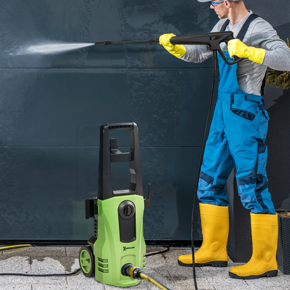 DURHAND 1800W High-Pressure Washer System (150 Bar)