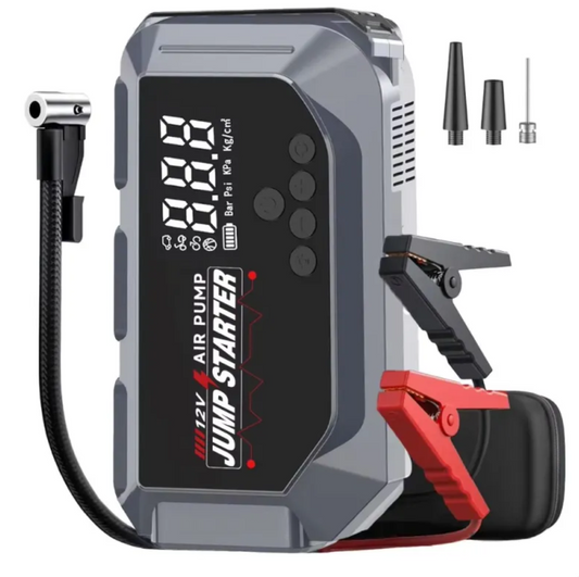 3-in-1 car jump starter, air compressor and tyre inflator