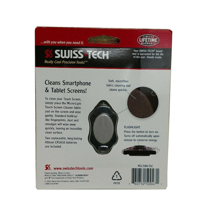 Swiss Tech Micro-Light & Screen Tool (Keyring EDC)