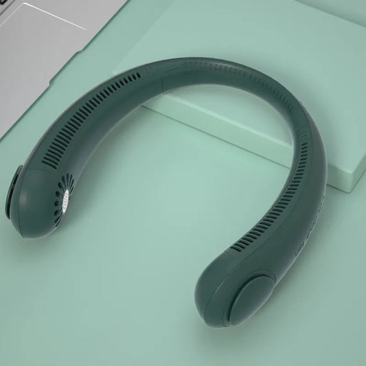 Hands-free neck cooler bladeless fan — main view