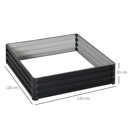 raised garden bed open-bottom design detail