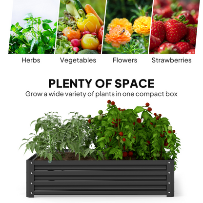 raised garden bed slot-together assembly
