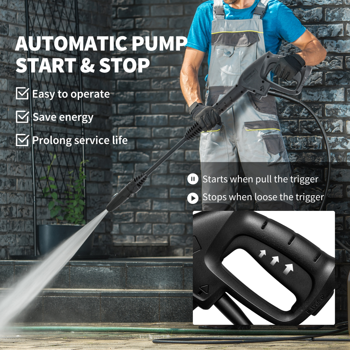 high-pressure washer snow foam bottle attachment