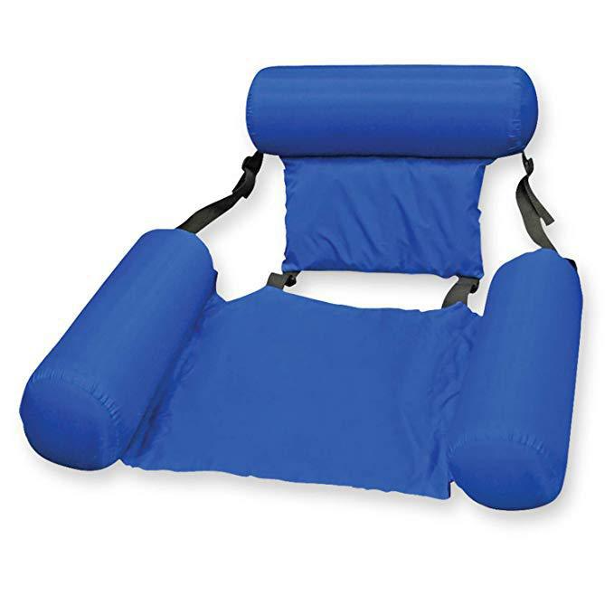 Inflatable floating hammock foldable water lounger - main view