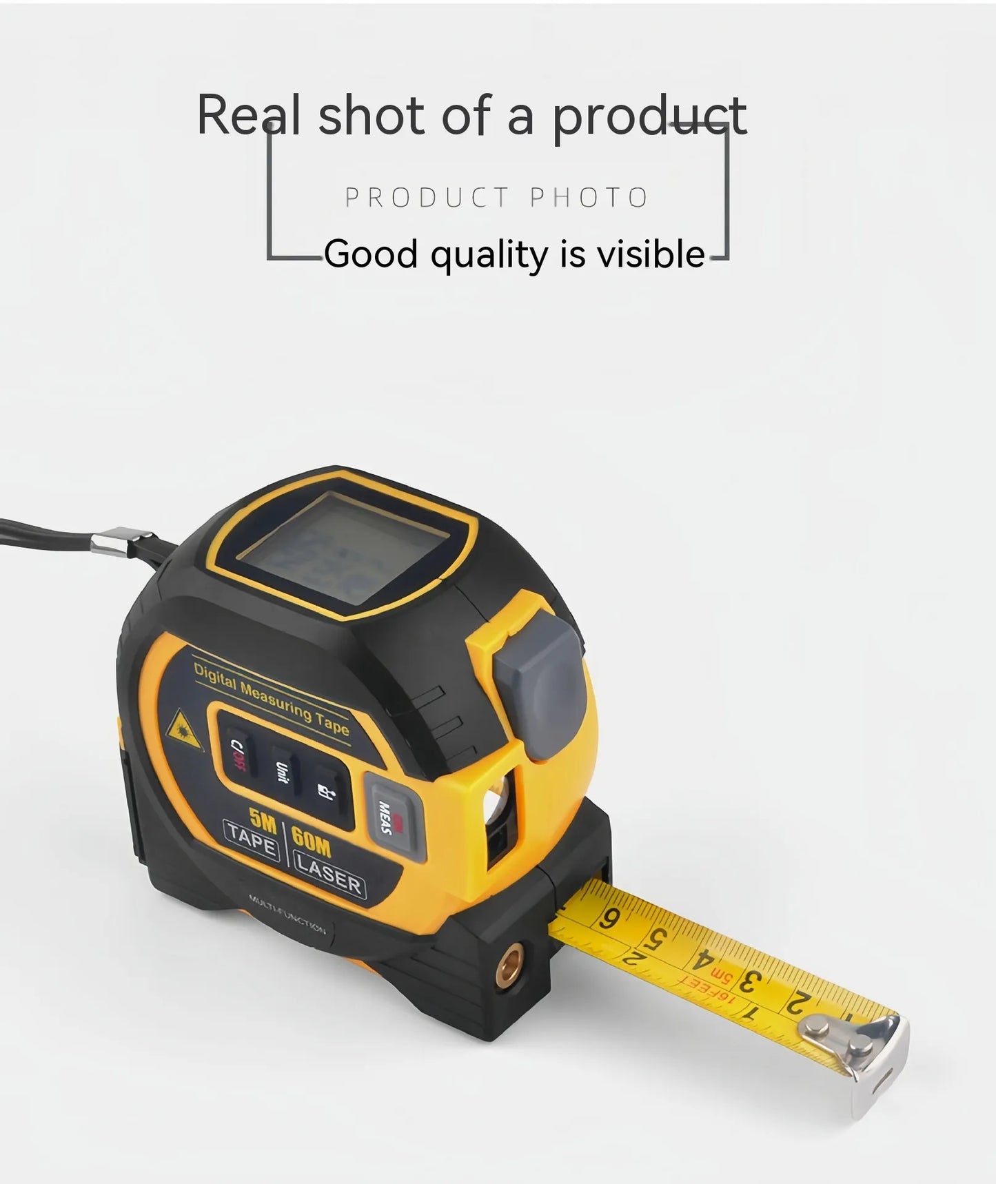Laser rangefinder 60m range measurement mode