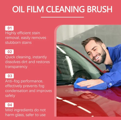 Car glass cleaner & oil film remover kit contents