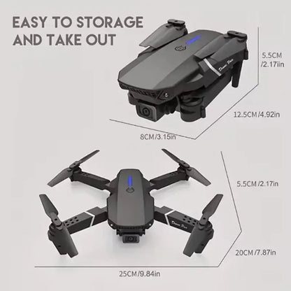 Foldable RC Drone With 1080P Wide Angle Dual HD Camera