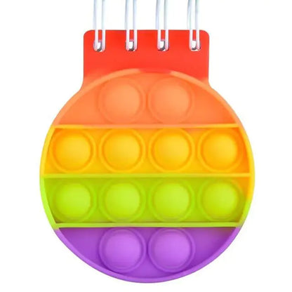 Kawaii Silicone Pop It Notebook Cover