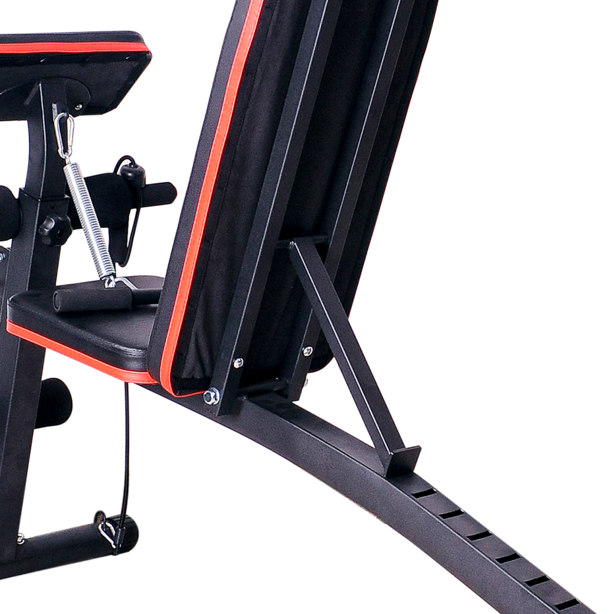 7-Position Foldable Weight Training Bench (Black & Red Series)