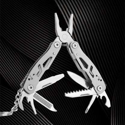 Keychain multitool in black finish