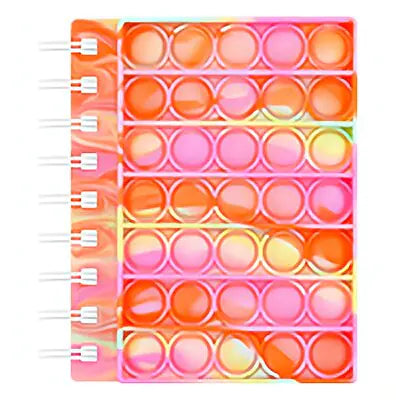 Kawaii Silicone Pop It Notebook Cover