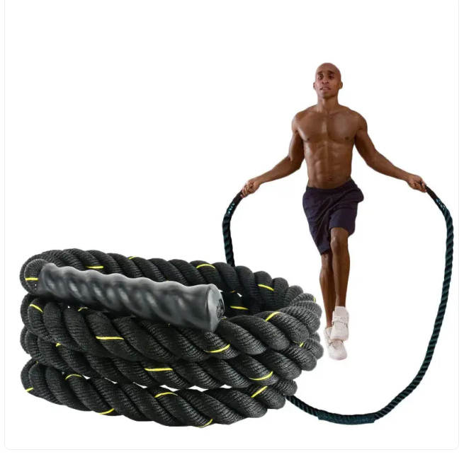 Tactical jump rope in use — conditioning workout