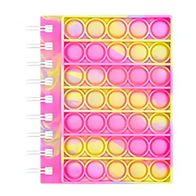 Kawaii Silicone Pop It Notebook Cover