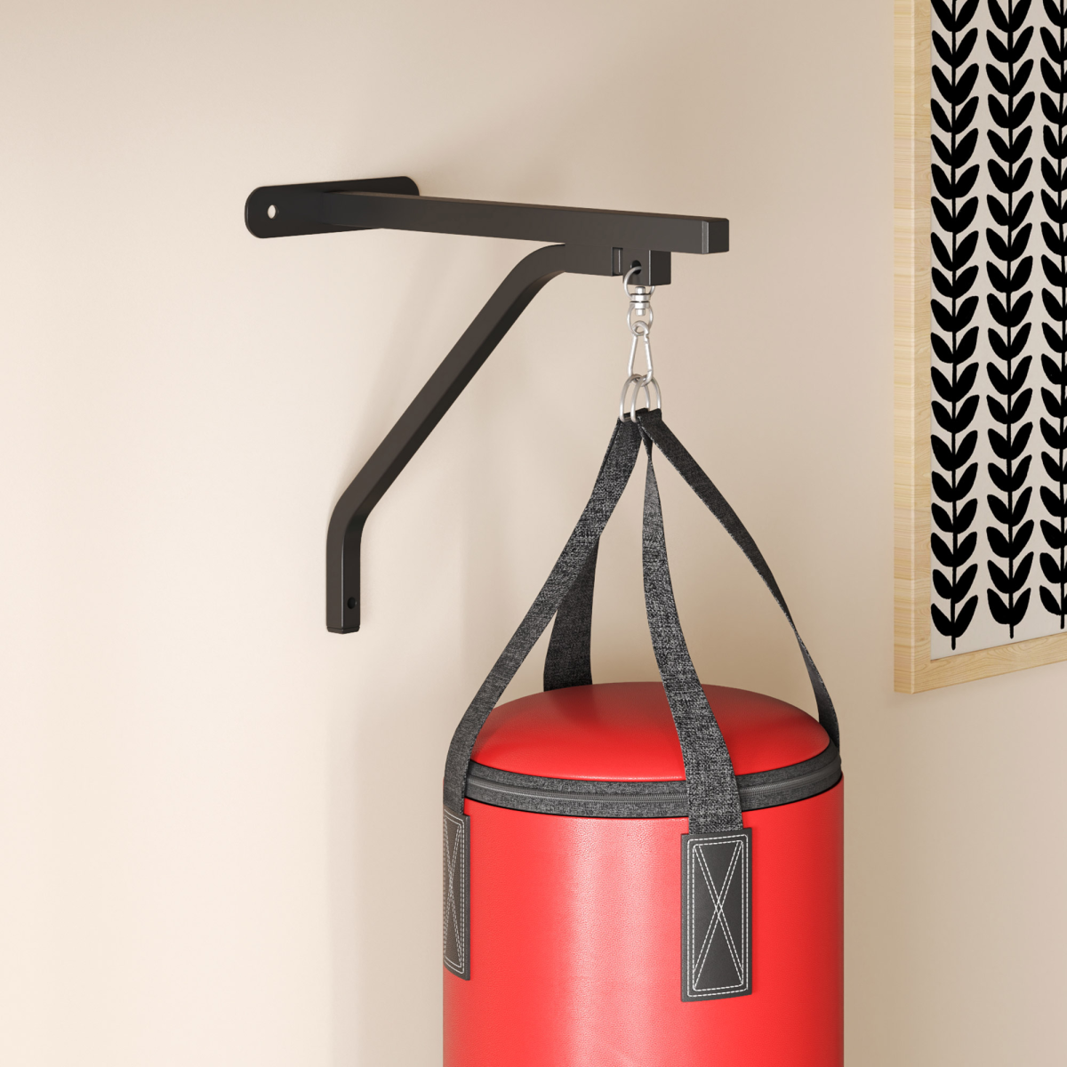 Wall-mounted striking rig kit contents
