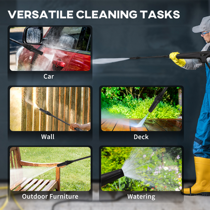 DURHAND 1800W High-Pressure Washer System (150 Bar)