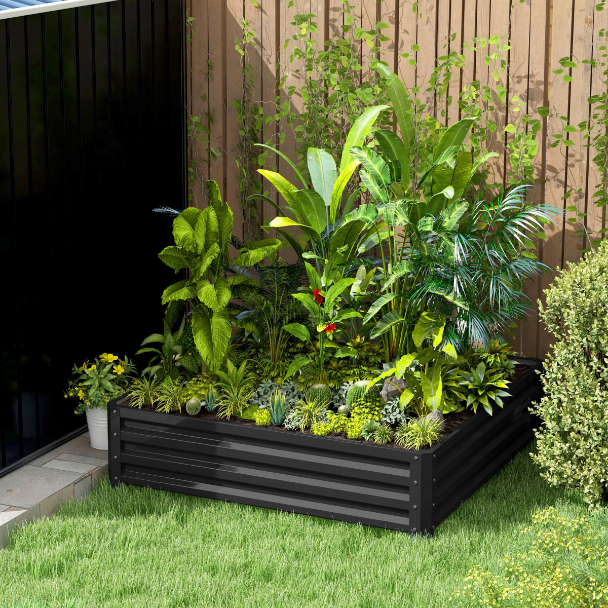 raised garden bed kit contents and hardware