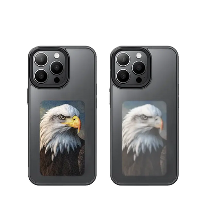 Amorus E-Ink Smart NFC Phone Case for iPhone: Customizable Back Display