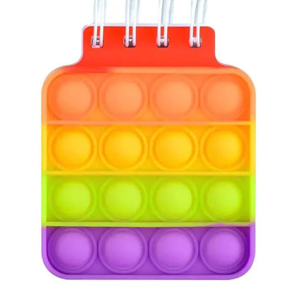 Kawaii Silicone Pop It Notebook Cover