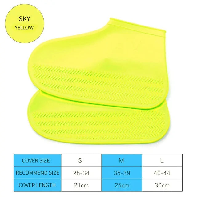 SleekShield: Silicone Rain Shoe Covers