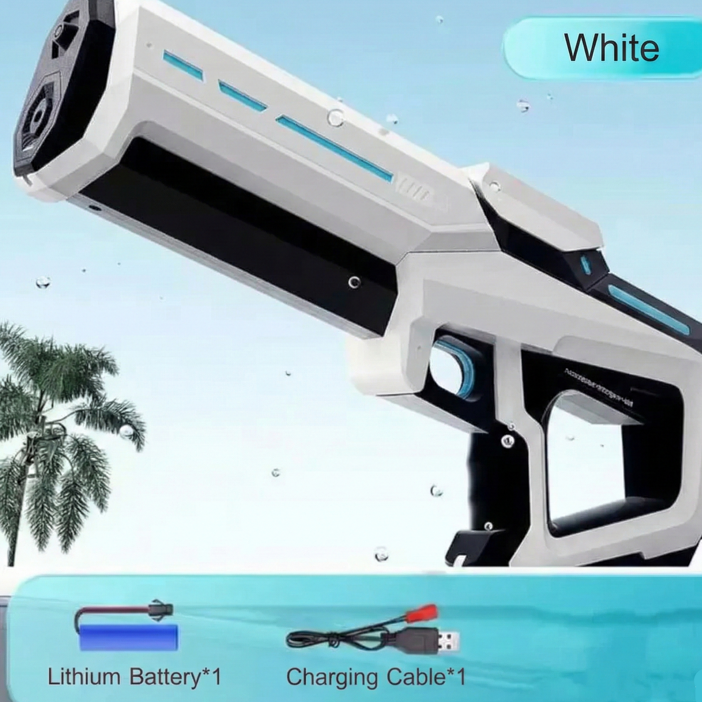 Mk-1 Electric Hydro Blaster battery-operated aquatic assault unit with siphon pump.