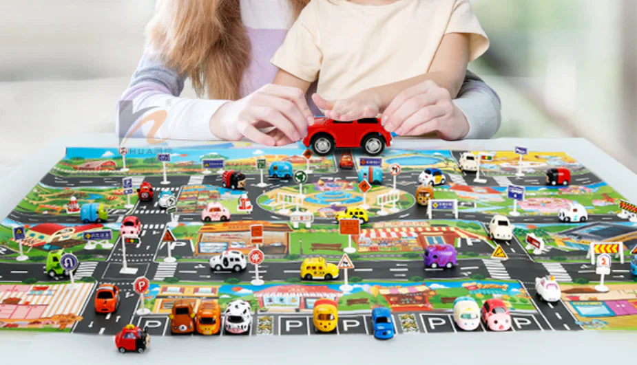 Traffic Adventure Play Mat & Toy Set