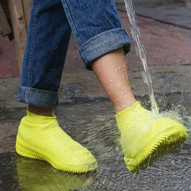 SleekShield: Silicone Rain Shoe Covers