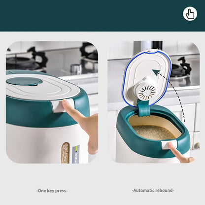 Automatic Rice Bin for Kitchen