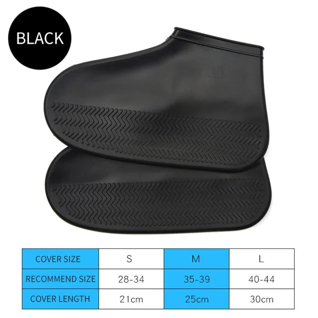 SleekShield: Silicone Rain Shoe Covers
