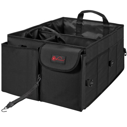 vehicle payload organiser heavy-duty handles and stitching close-up