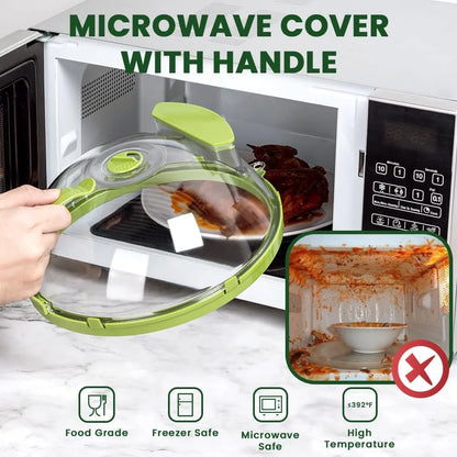 Microwave Shield: Clean, Even Heat, No Mess!
