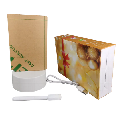 Seven-Color Note Board Night Light