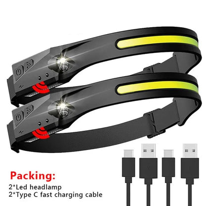 LED Headlight with sensor