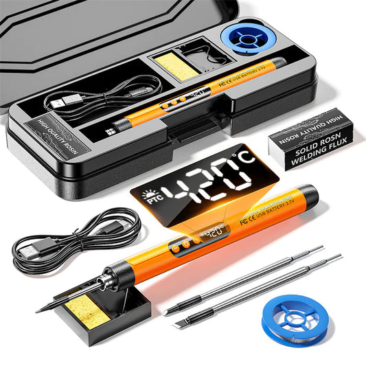 soldering pen spare ceramic cores — all three types laid out