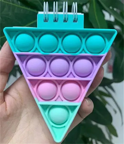 Kawaii Silicone Pop It Notebook Cover