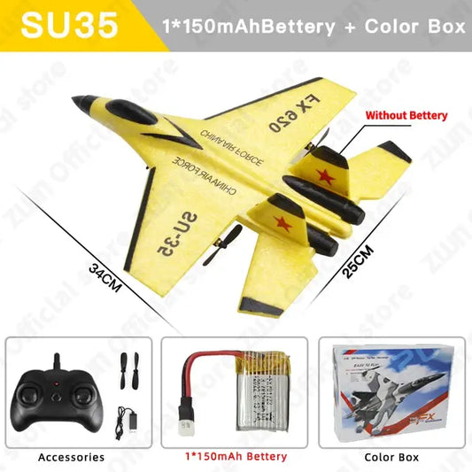 tactical RC plane — SU-35 front view