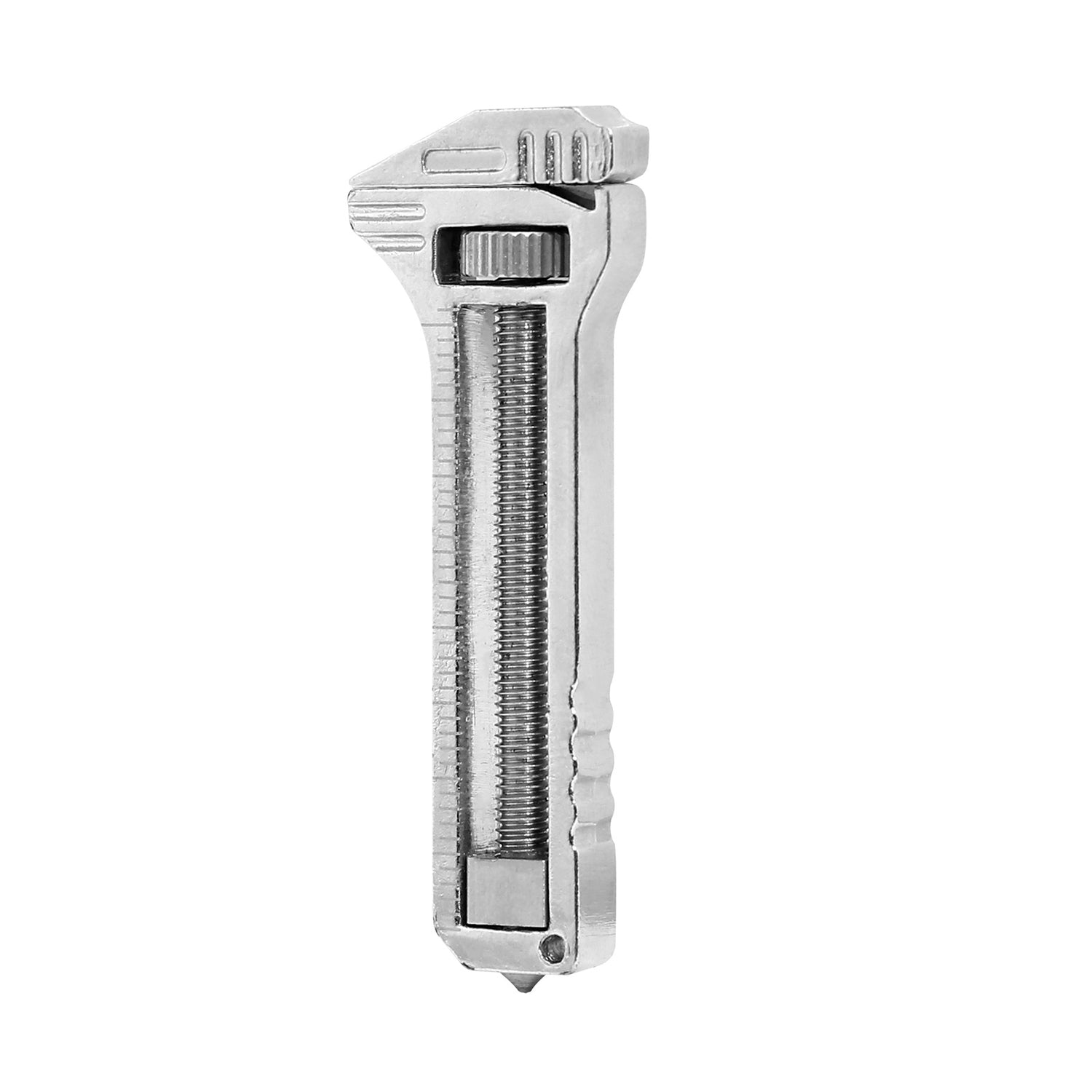 Titanium EDC multitool tool faces detail