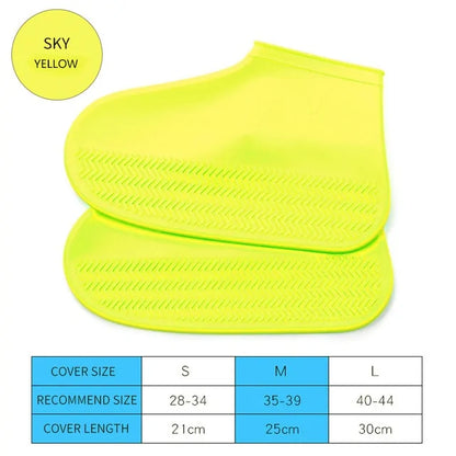 SleekShield: Silicone Rain Shoe Covers