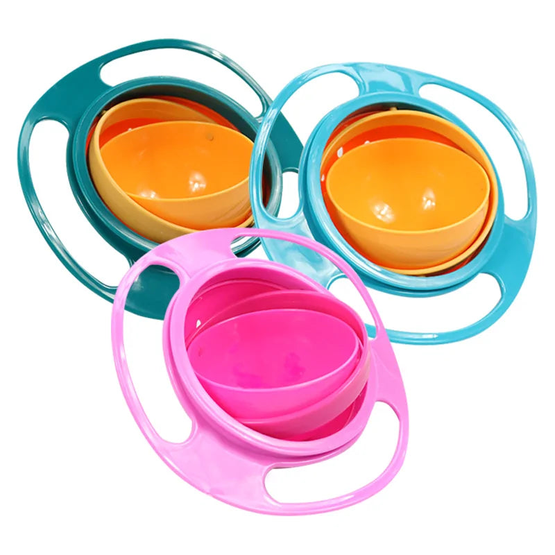 Spin & Secure Kids Gyro Bowl – Mess-Free Mealtime Fun!