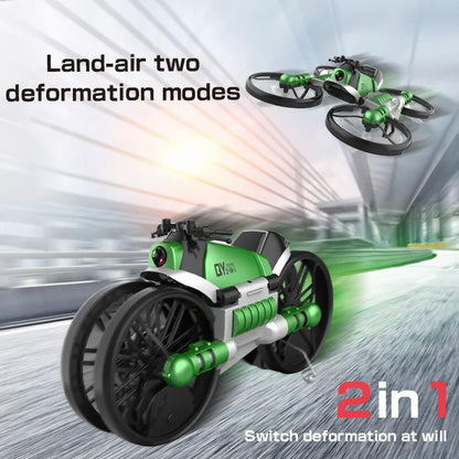 Dual Function RC Drone And Motorbike